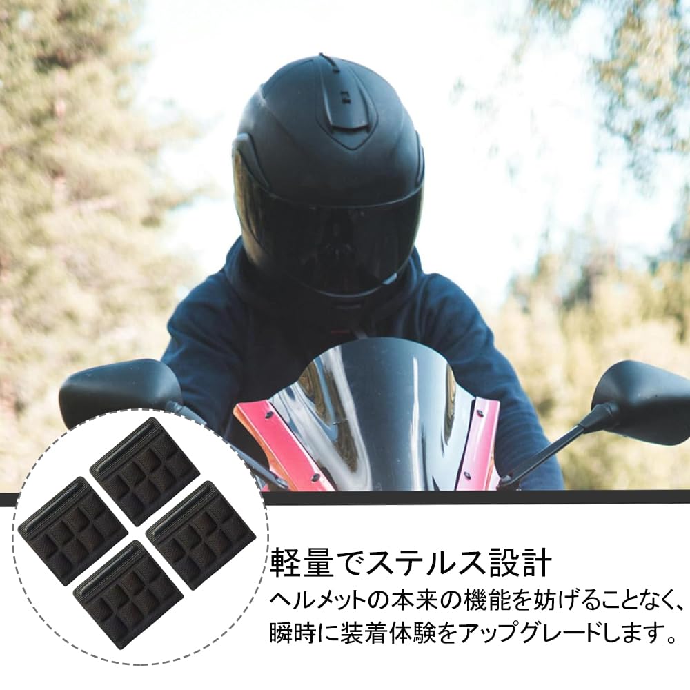 DONGFANGB Helmet Chin Pad, Sweat Absorbent, For Chin Strap, Anti-Abrasion,