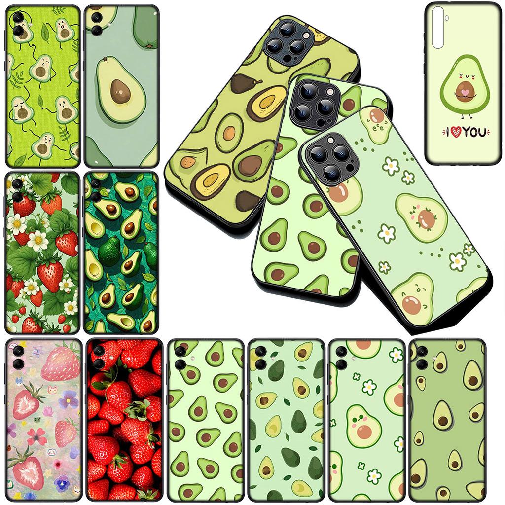 Schutzhülle für Apple iPhone 12 13 Pro XS Max Mini ProMax X XR Air 13Pro Hülle Handyhülle Avocado Erdbeere Frucht Sommer