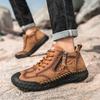 39-48 Men's Casual Shoes Breathable Mesh Casual Sneakers Boots for Men Mens Leather Boots Men's Genuine Leather Moccasins