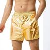 2024 Men's Cross-border Patent Leather Casual Beach Shorts