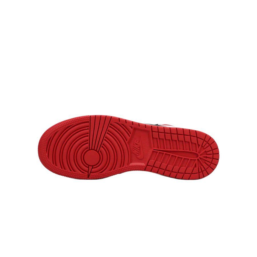 Air Jordan 1 Retro High OG GS Black Toe Reimagined Sneakers per bambini rosse Varsity-rosse bianche FD1437-106
