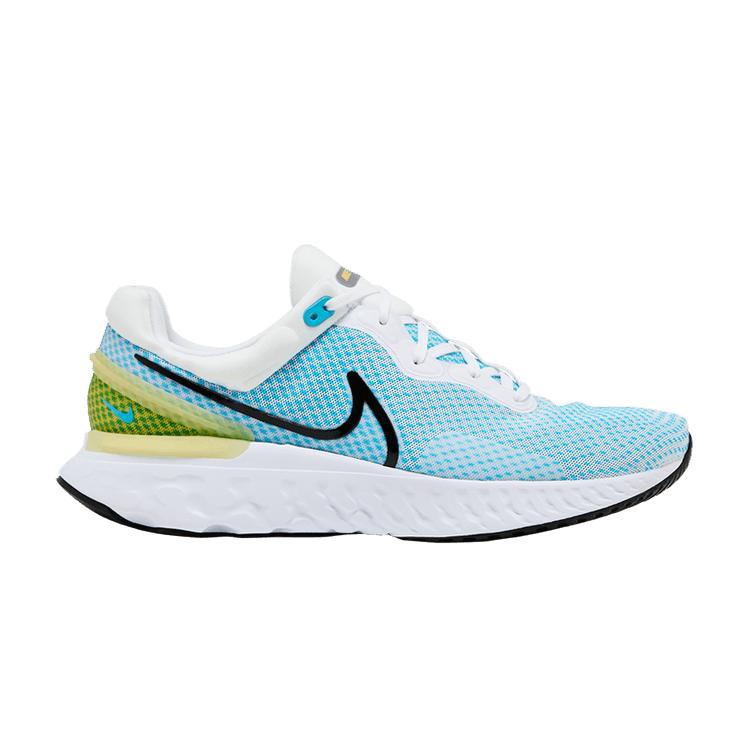 Nike React Miler 3  White Chlorine Blue  42