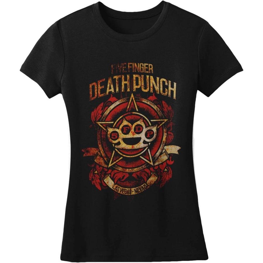 Five Finger Death Punch Star Knuckles Junior Top XX-Large Black S