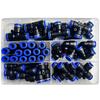 41 PCs Boxed PU-8/PE-8/PZA-8/PY-8/PV-8 Pneumatic Connectors Kit- 8mm 6mm Outer Diameter of The Hose Pipe Tube Air