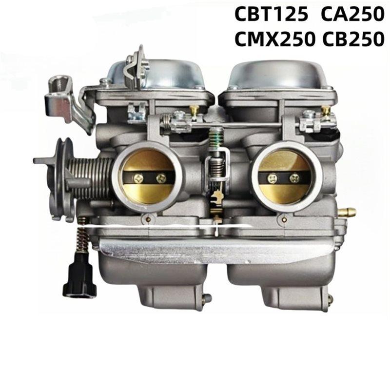 Motorcycle Engine Accessory Carburetor Twin Cylinder For Honda Rebel 250 CB250 CMX250 CA250 CBT125 Moto Replacement Parts