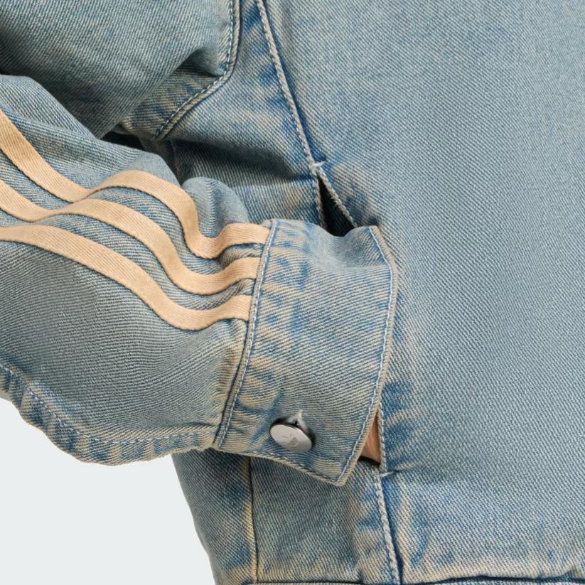 adidas Originals Essentials Jaqueta Jeans Feminina Versátil Moderna JY2872
