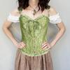 Corset pentru femei Topuri cu dantelă cu papion Design Regular Fit Shapewear Figura perfectă Antrenor cu șireturi în talie