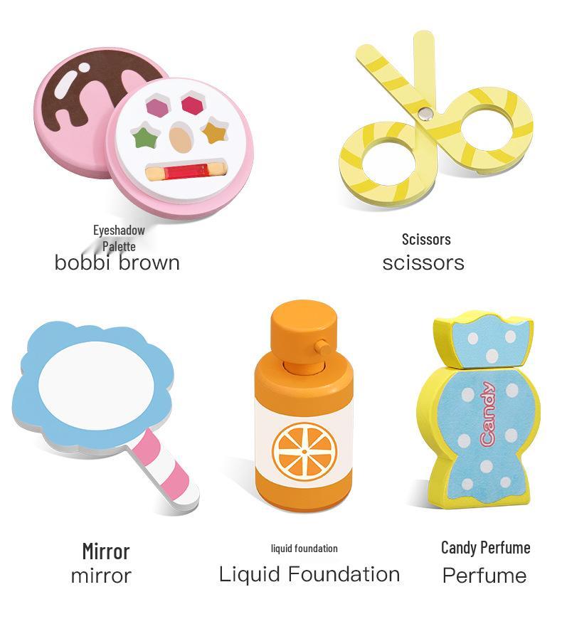 Rainbow Princess Makeup Table & Playset for Girls