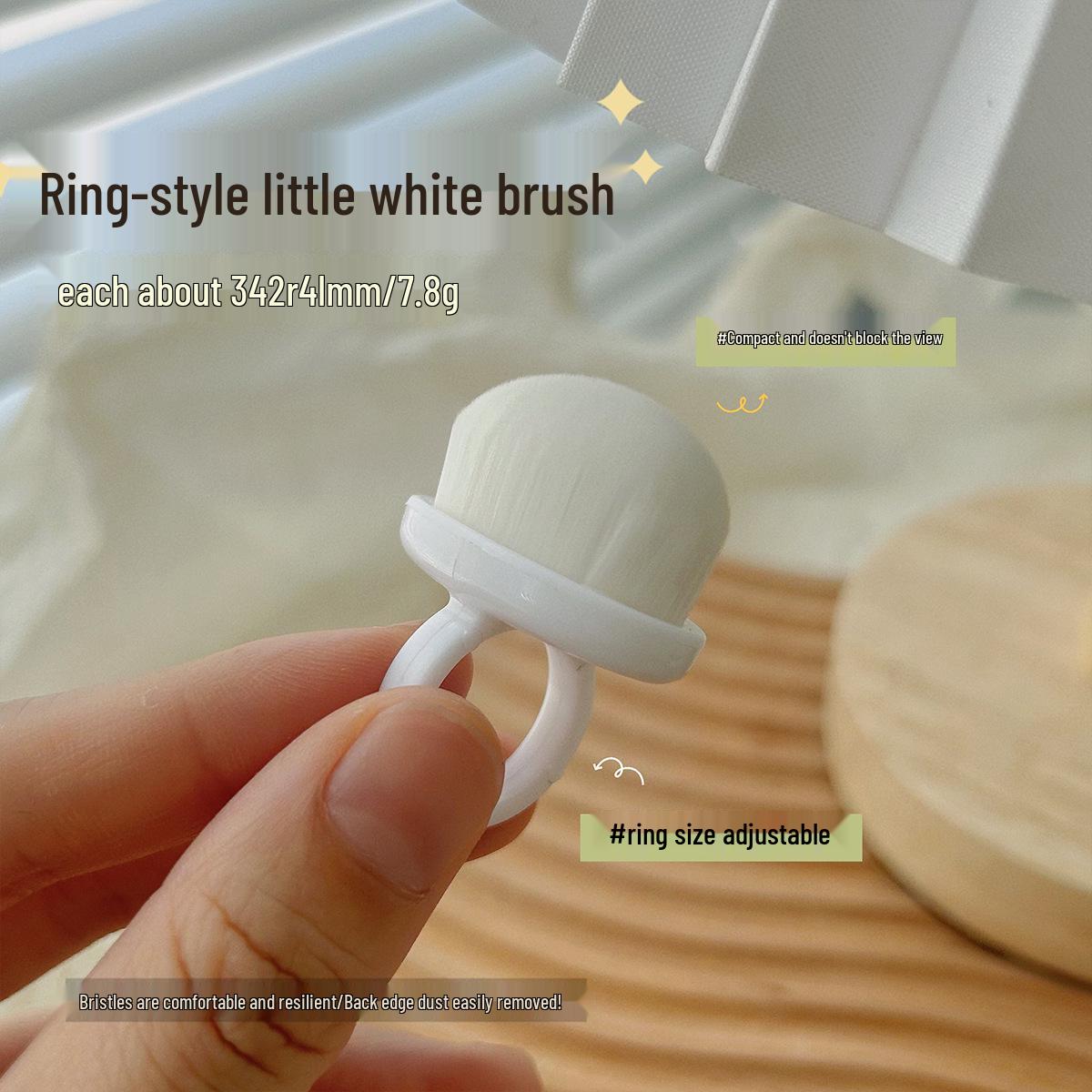 

Кольцевая кисть для удаления пыли с ногтей с мягкой щетиной для маникюра