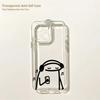 F-Flork Funny Meme Couple Phone Case For IPhone 16 16e 15 14 13 12 11 Mini Pro Max X XR XSMax 7 8 Plus Transparent Back Cover