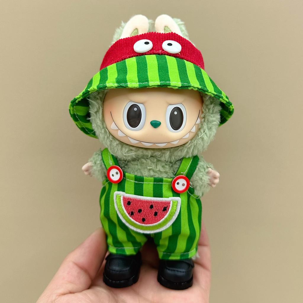 Doll Clothes For 15-17CM I II III Labubu Outfits Mini Plush Cotton Idol Doll Clothing Sitting Party Accessories Gifts