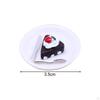 Dollhouse Dessert Cake with Plate, Kitchen Accessories, Miniature Doll Toys for
