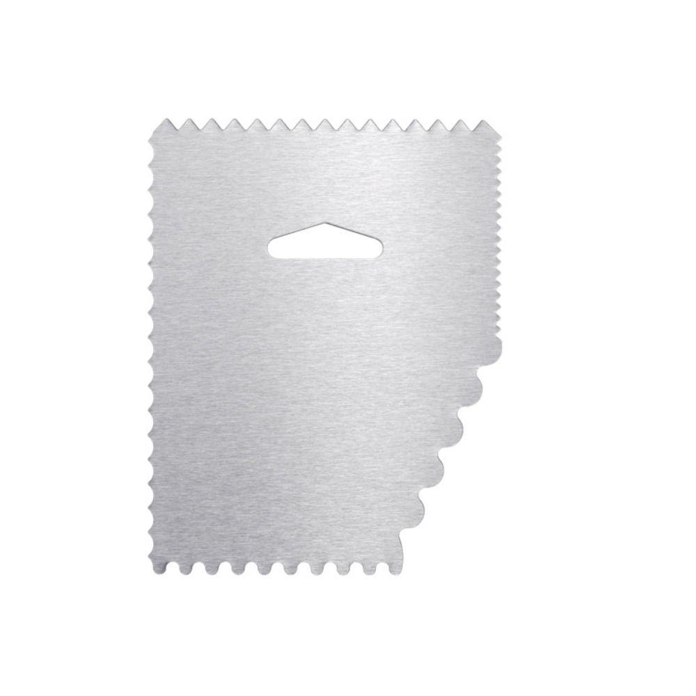 4-Sided Cake Scraper Irregular Teeth Buttercream Spatula Cake Spatula  Buttercream