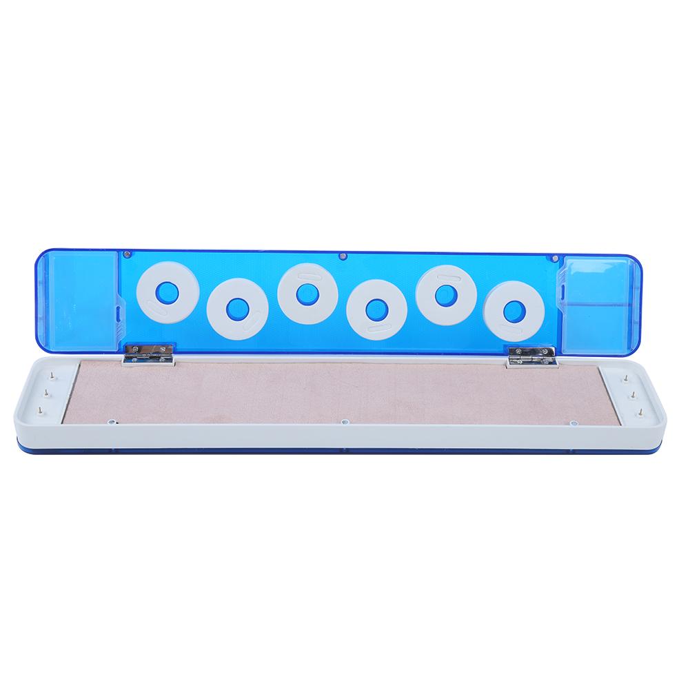 Fishing Tackle Multifunction Float Fishing Line Storage Box Winding Board Accessorytransparent Blue 45cm