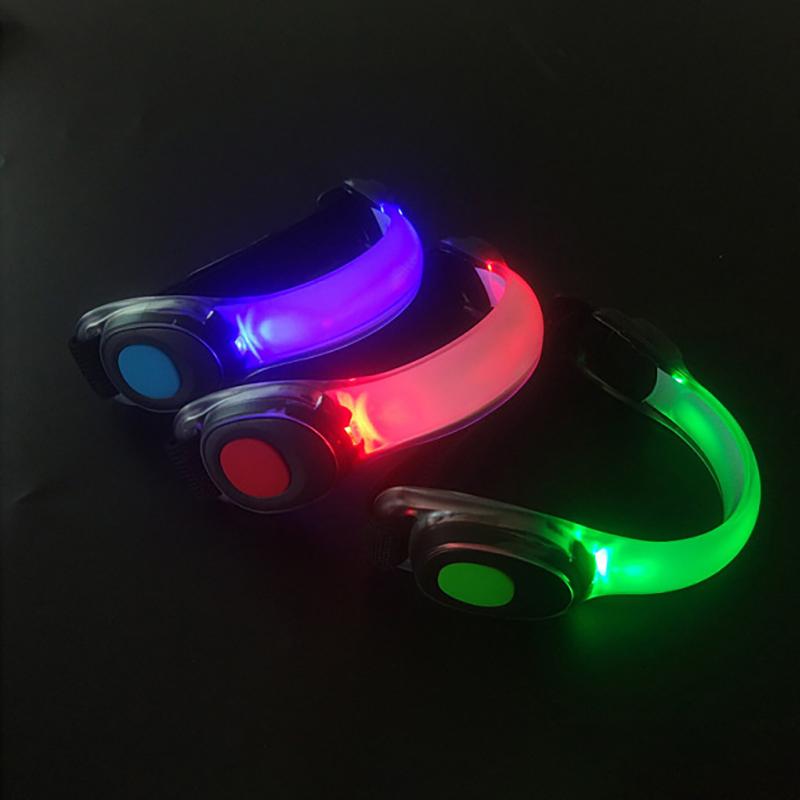 LED Svítící Náramek Nastavitelný Nositelný Běžecký Pás na Ruku Svítí ve Tmě Pro Běh Chůzi Cyklistiku Koncert Kolečkové Brusle Světlo