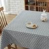 Japanese Fish And Geometric Arrow Tablecloth Coffee Tea Table Pad Meal Cloth Home Decor