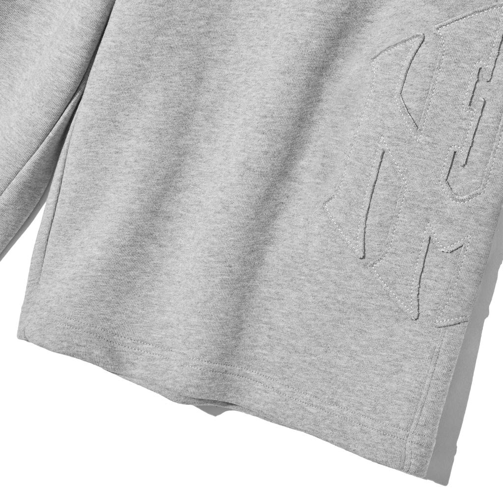 FILLUMINATE Kapital Applique Sweat Shorts - Melange Grey