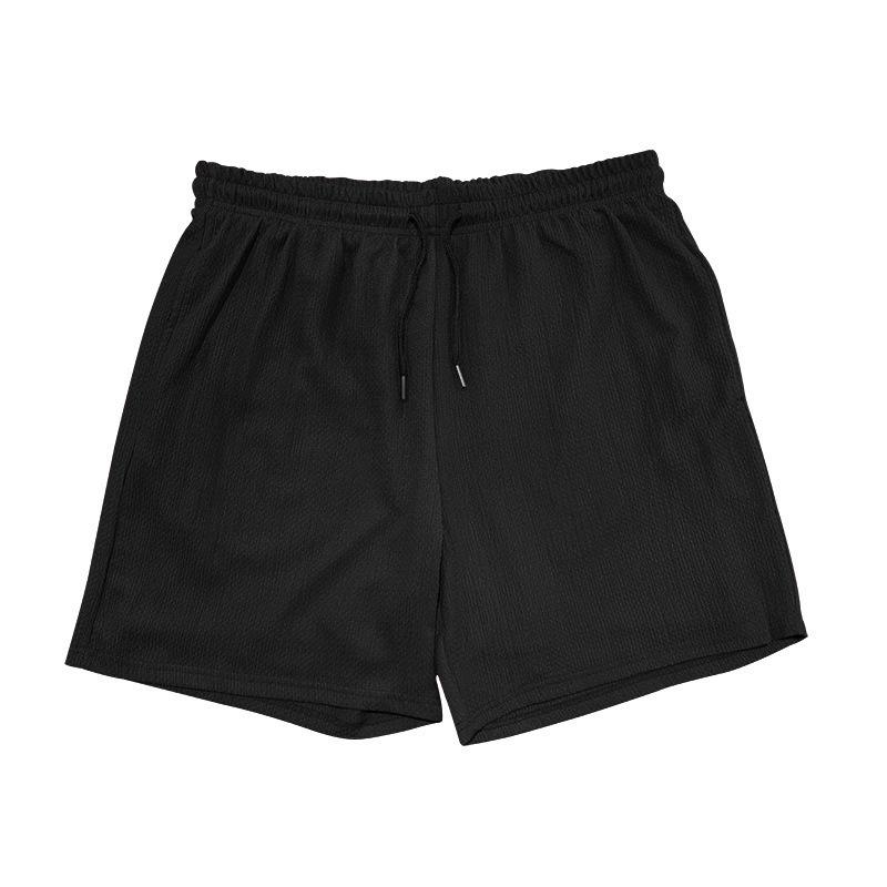 Summer Men's Casual Sweatpants Quick Dry Lined Double Woven Shorts Two Pairs