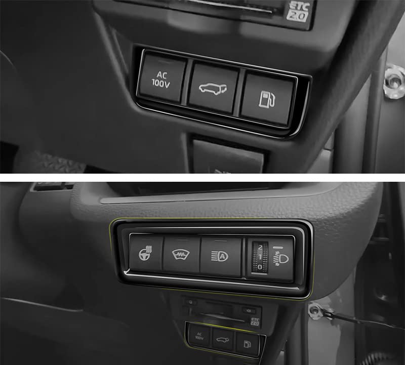 KUTOOK New Prius 60 Series Prius ZVW60 ZVW65 MXWH60 MXWH65 Parts Console Switch Garnish Headlight Switch Cover