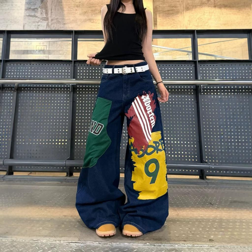 Women Straight Leg Denim Jeans Casual Solid Color Cotton Blend High Waist Daily Streetwear Long Pants