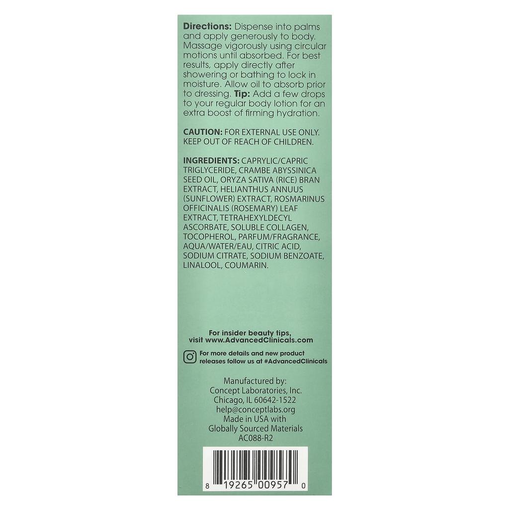Collagen, Lifting & Body Oil, 112Ml(3.8Fl Oz)