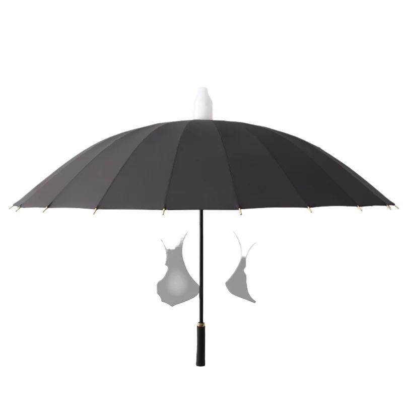 New Model Children's Umbrella for Elementary School Students, Waterproof Cover for Boys, Double Automatic, Large Size, Reinforced, Long