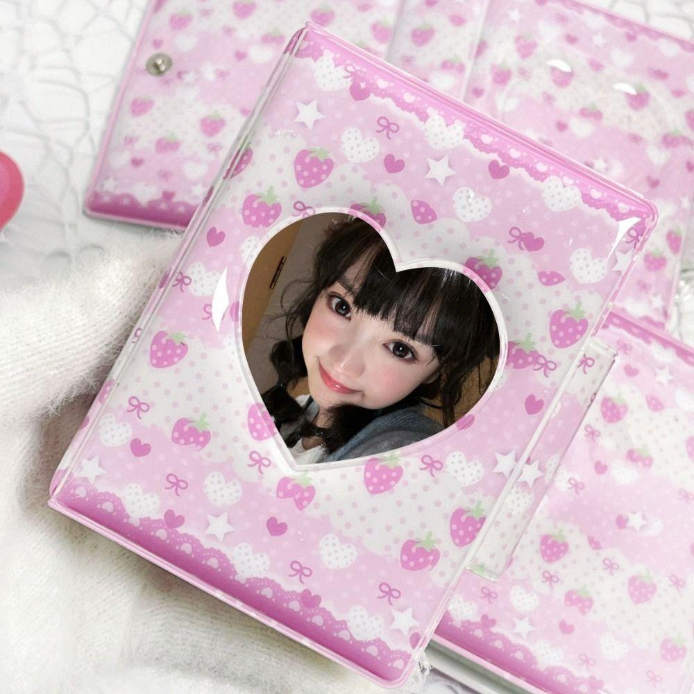 3 Inch Mini Photocard Binder PVC Idol Card Collect Book Cute Postcard Book