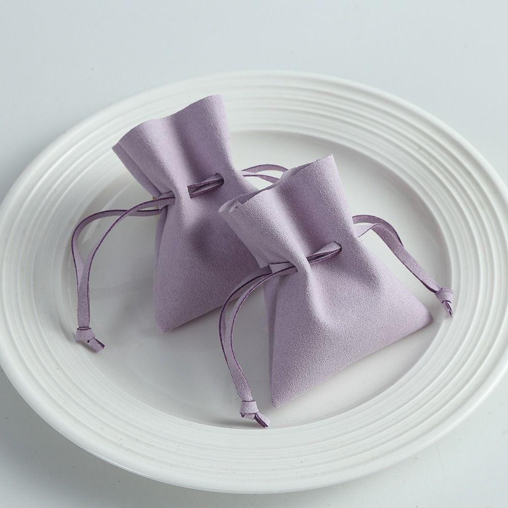 Compact Storage Jewelry Packaging Bag Drawstring Closure Organizer Bag  Wedding Favors