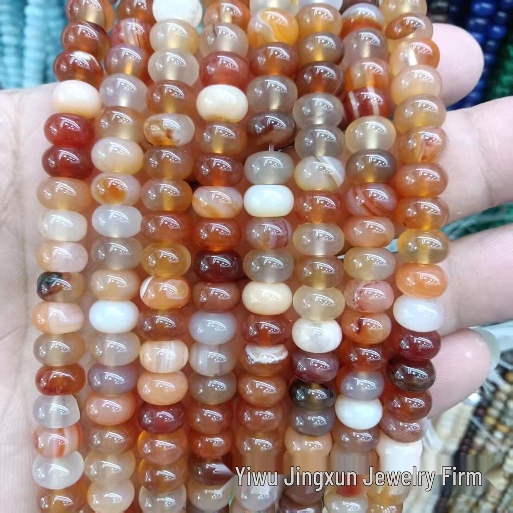 100 Natural Stone 5x8mm Abacus Beads for Jewelry Making – Bracelets & Necklaces