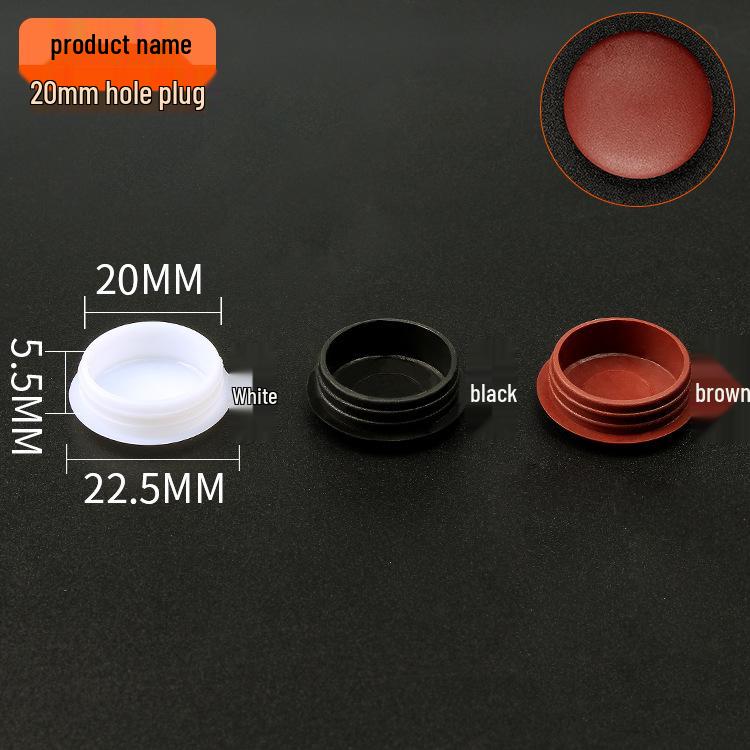 Yingya Furniture Moisture-Proof Plastic Screw Hole & Hinge Plug Cover (5-40mm).