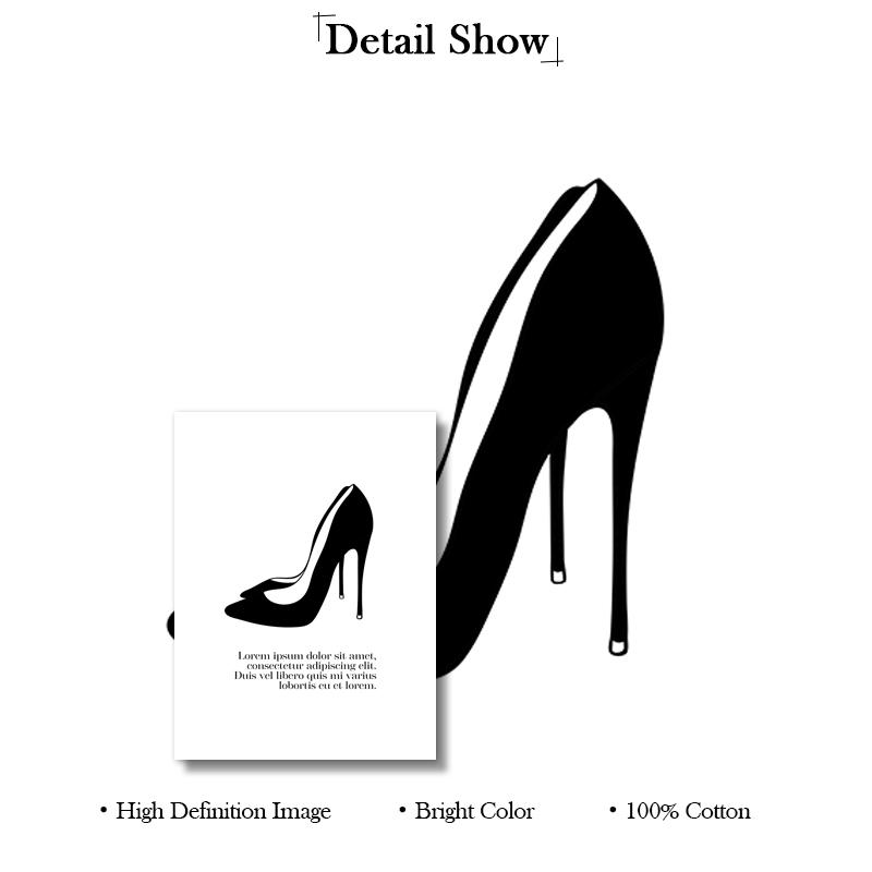 Fashion MakeUp Canvas Painting Eyebrow Eyelashes Lips Nail Polish Wall Art Poster Beauty Salon Girl Bedroom Room Decor Picture