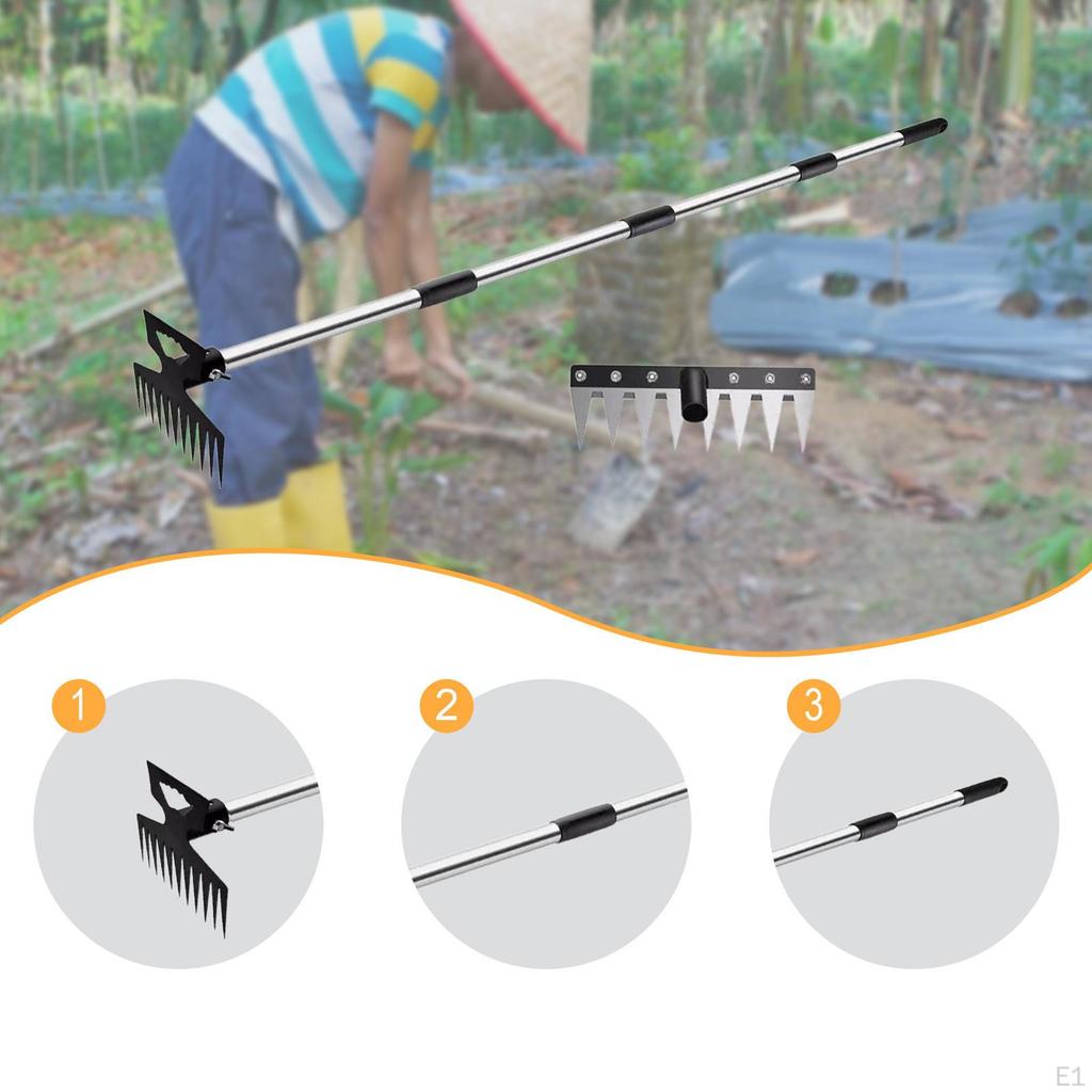 Weed Puller Tool Set Weeding Multifunctional Portable Manual Weeder Remover for Garden,