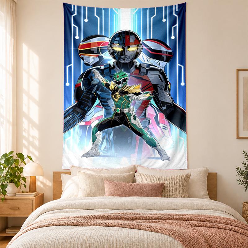 Power Rangers Tapestry Highquality for Decorating Living Room Bedroom Dorm Walls Ideal As Bedroom Wallart Orholiday Gift
