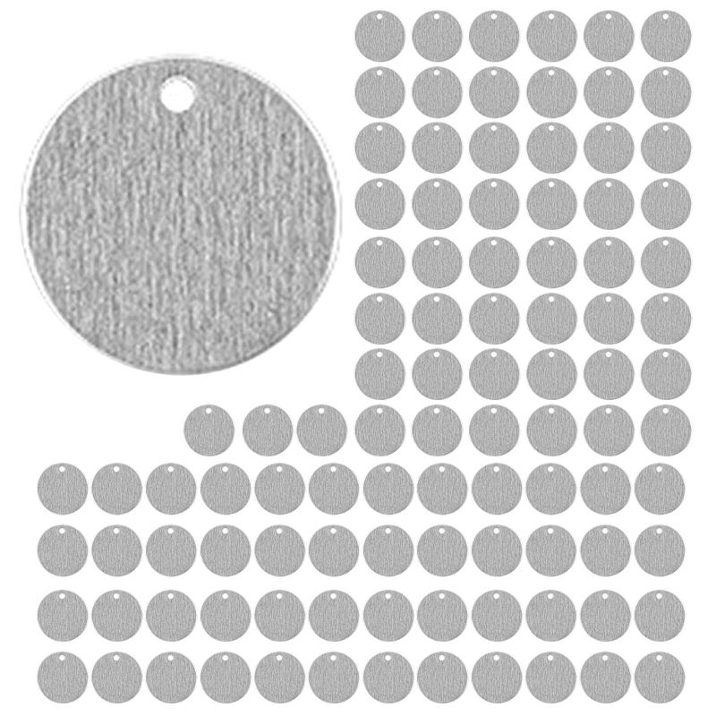 

100 Pieces Pet Nameplate Easy Attach to Collars for Safe Identification for Dogs and Cats Collar Self Engraving Info