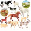 Realistic Sheep Figurine Simulated Farm Animal Model Decorative Statue Toy Home Display Desktop Decoration For Animal Collectors