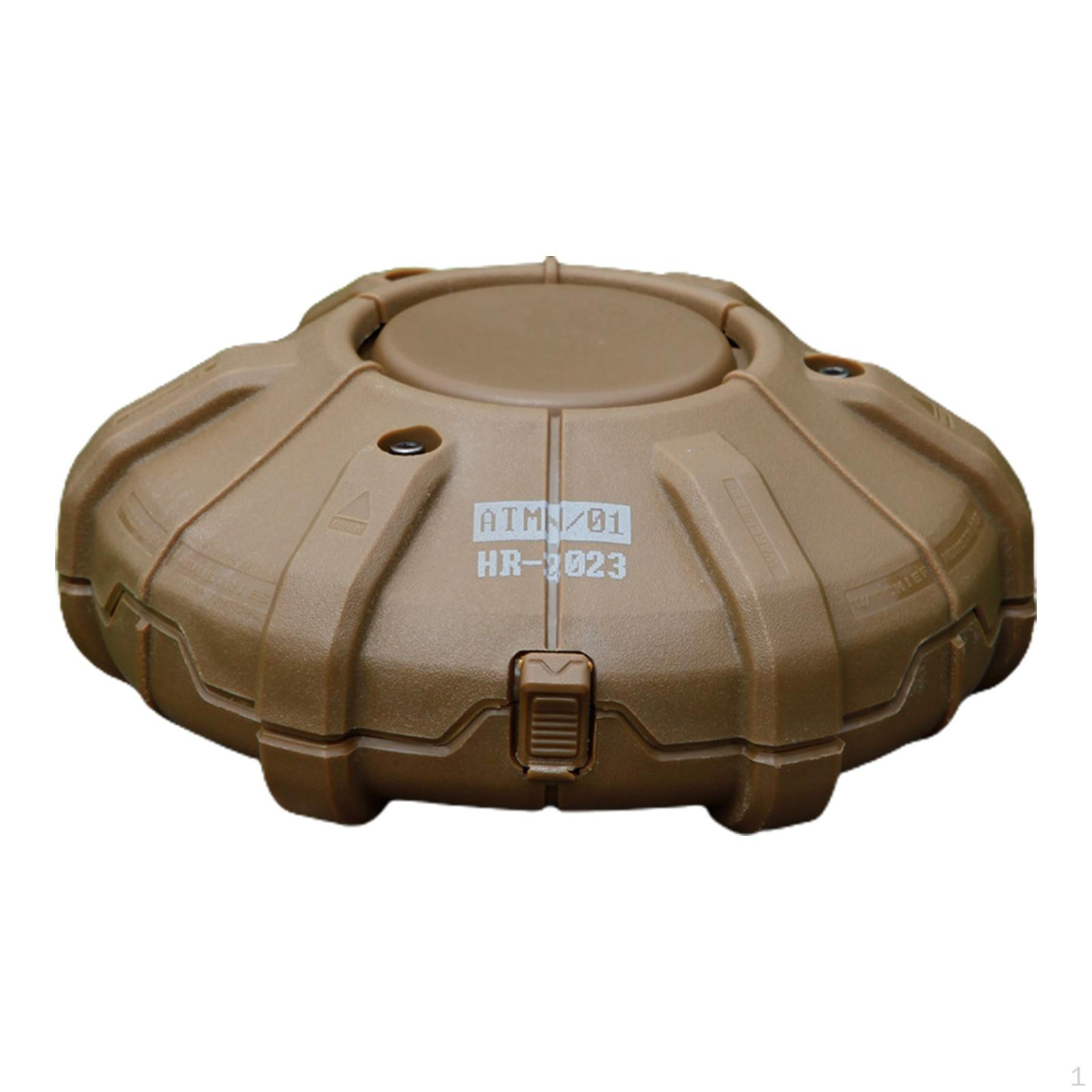 

Декоративная подставка для горелки с железной катушкой и крышкой хаки