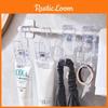 Plastic Transparent Clips Hooks For Clothing Towel Kitchen Bedroom Tool Storage