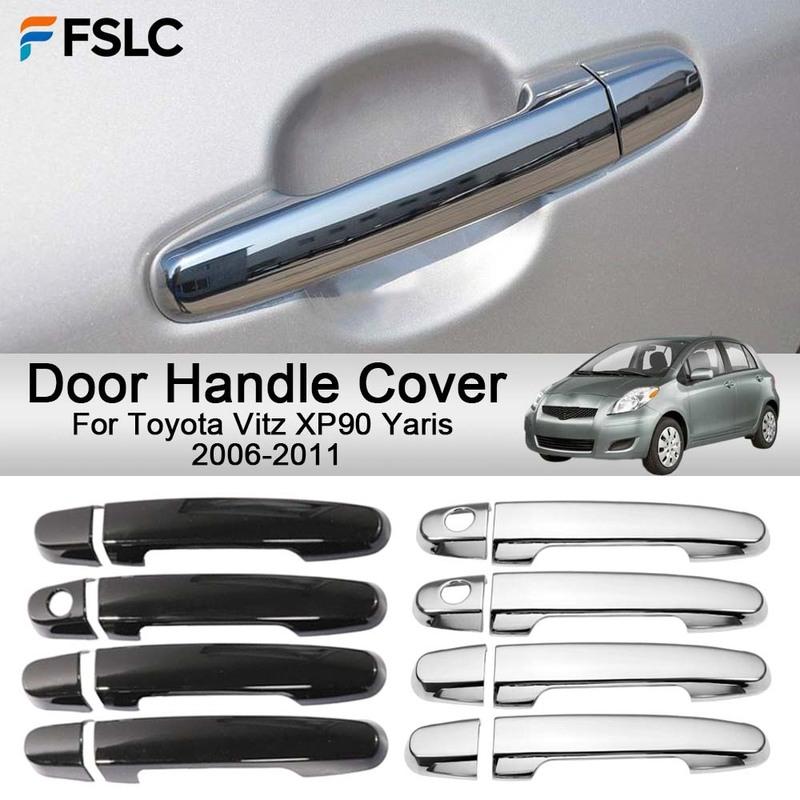 Car Decoration Door Handle Cover For Toyota Vitz XP90 Yaris 2006-2011 Car Styling Accessories Upgrade Modify A Car