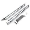 1Pair Motorbike Frame Cover Front Chrome Down Tube Cover For Harley Softail Fat Boy Twin Cam Heritage CVO FLSTSE FXSTC FLSTF