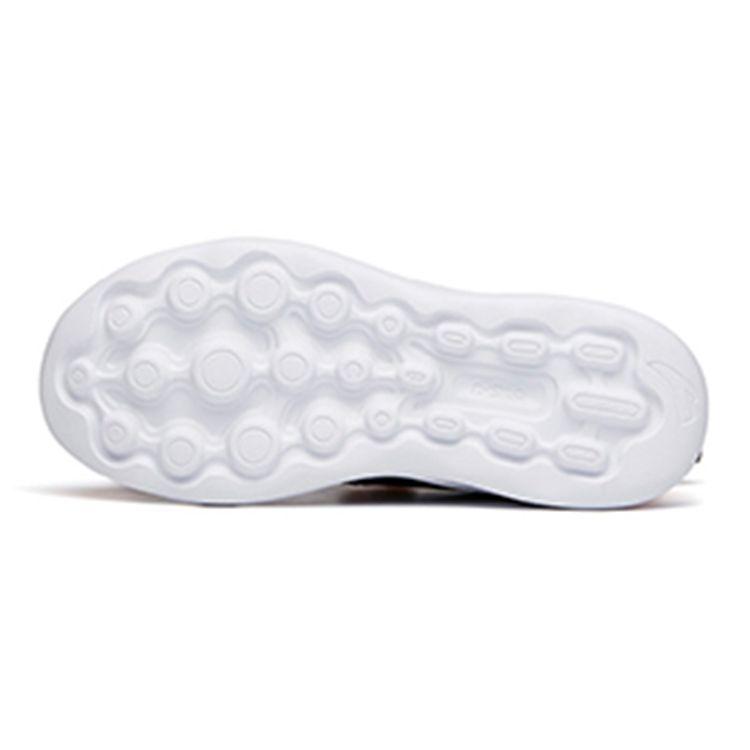 Anta Kids Velcro Non-Slip Durable Low-Top Running Shoes Kids Sneakers Black Pink A322135569-2
