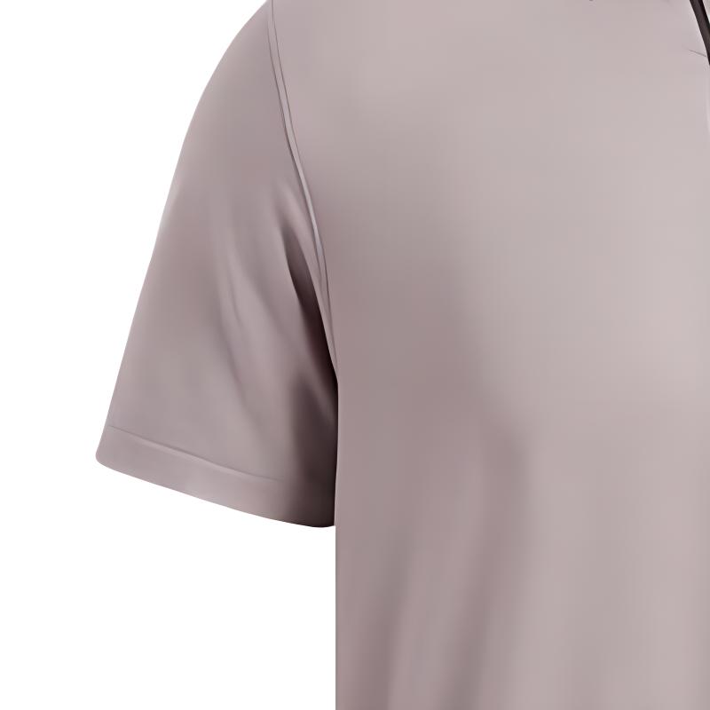 Under Armour Tour Tips Golf Solid Color Short Sleeve Polo Shirt Men Tops Fatty-Carp-Gray 1385128-015