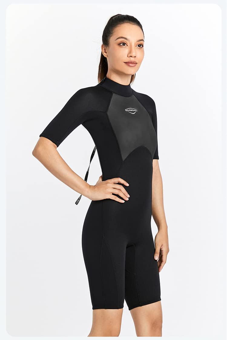 

Dive & Sail Women s 2mm Full Wetsuit, Short Sleeves and Pants, Size L [Parallel Import]