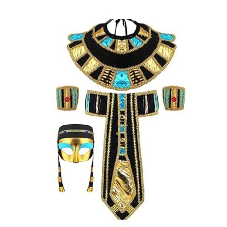 Egyptian Pharaoh Headpiece Egyptian Collar Egyptian Costume Accessories for Men