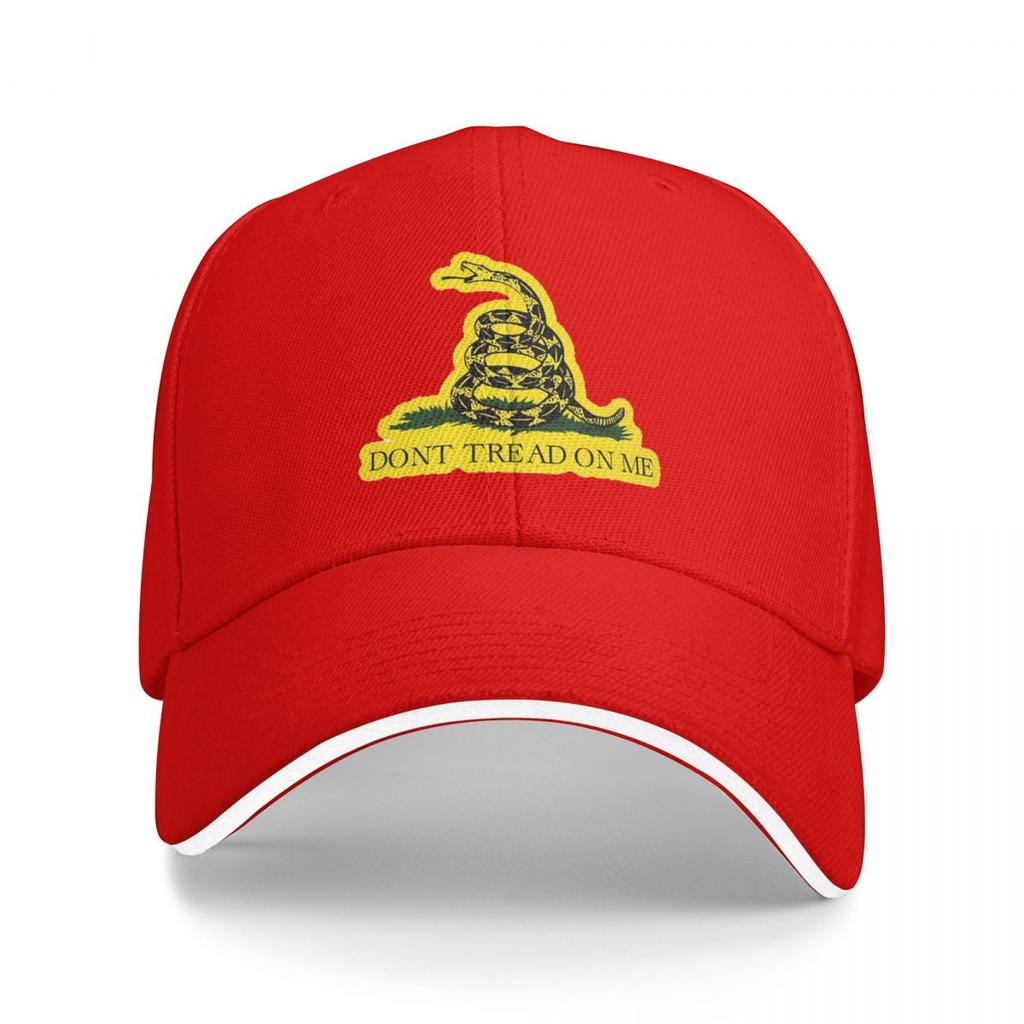 Dont Tread On Me Gadsden Baseball Caps Snapback Baseball Hats Breathable Casual Casquette Outdoor Unisex