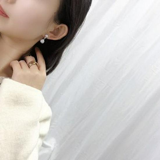 Freshwater Double Pearl Stud Earrings – Niche Luxury, Novel and Simple Design, TikTok Style
