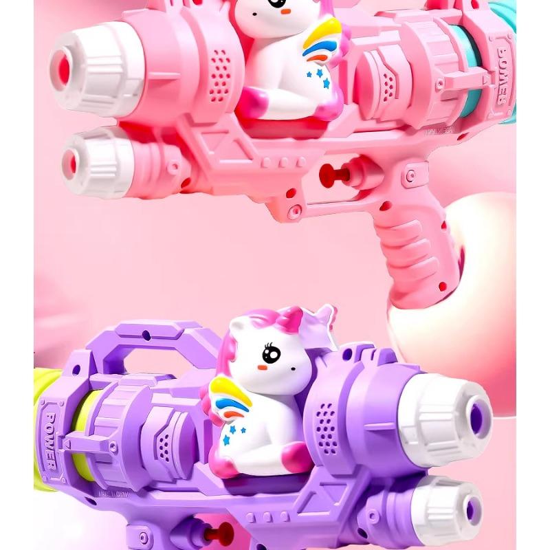 Cartoon Unicorn Double Nozzle Water Gun Kids Beach Play Toy