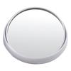 For Parking Assistance Wide Angle Round Mirrors Rotating Car Mirror Large Field Of View 360-degree Rotating Silver Side