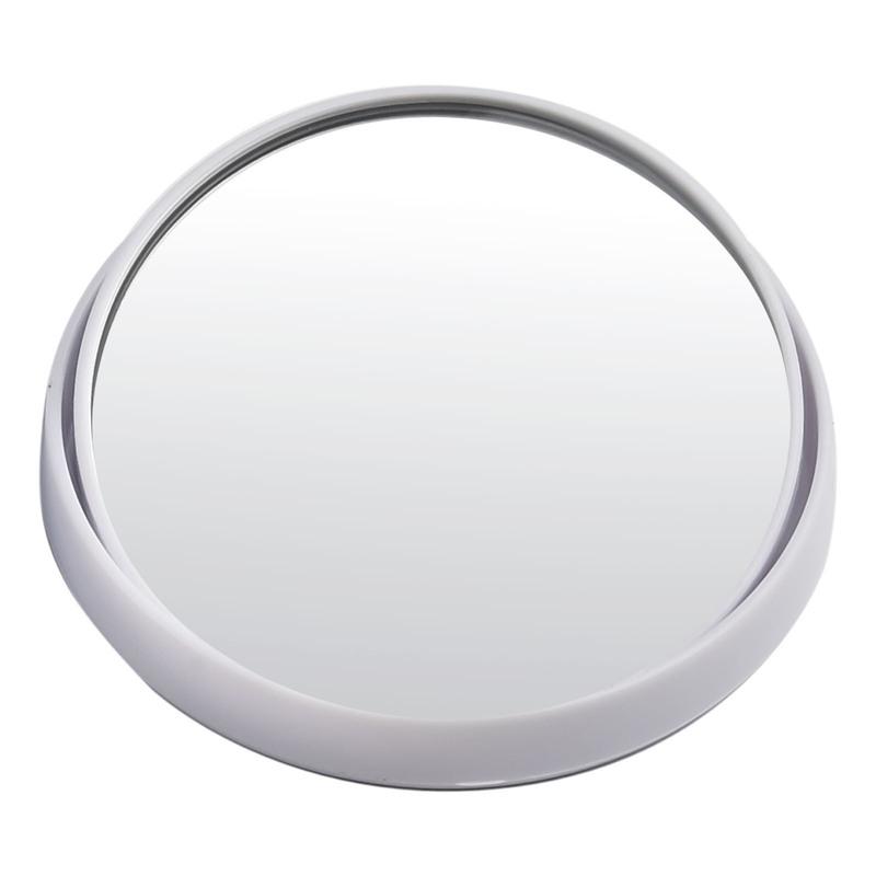 For Parking Assistance Wide Angle Round Mirrors Rotating Car Mirror Large Field Of View 360-degree Rotating Silver Side