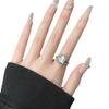 Niche Design Sense Ring Female Personality Opening Moonstone High Sense Opal Light Luxury Cold Wind Index Finger