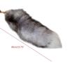 Animal Tail Key-Ring Furry Tails Chain Keychain Individualized Animal Keyring Gift Long Charm Keychain for Women Girl